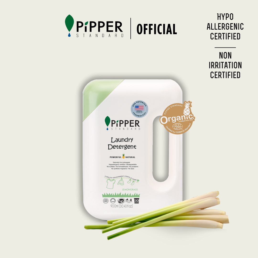 PiPPER STANDARD Laundry Detergent - Lemongrass (900ml/750ml)