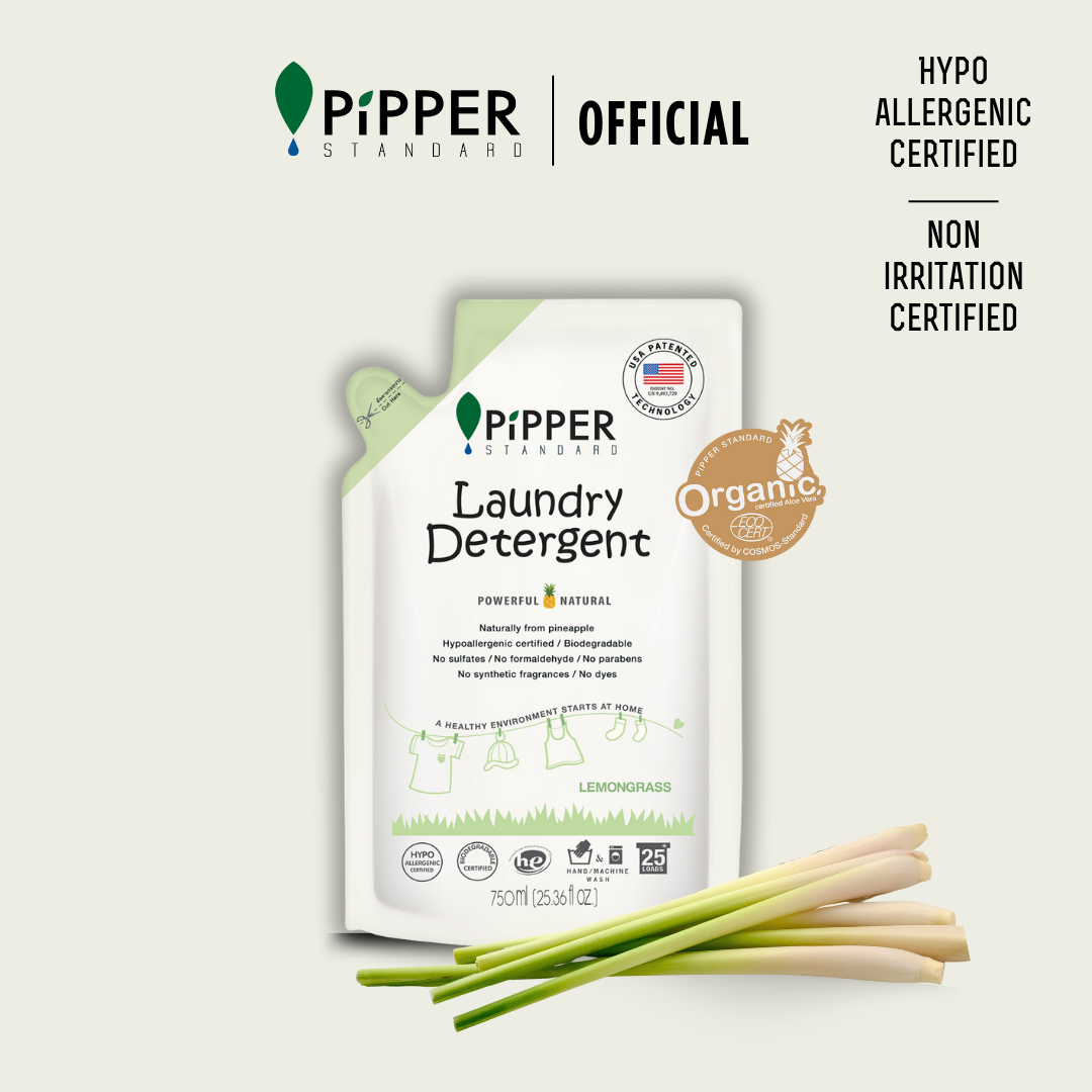 PiPPER STANDARD Laundry Detergent - Lemongrass (900ml/750ml)