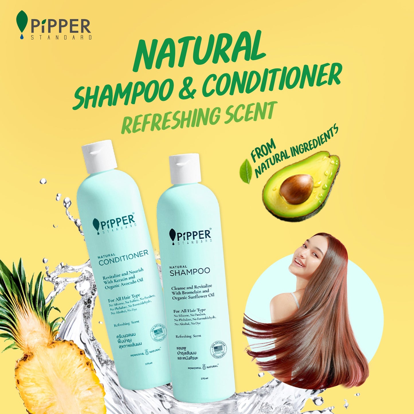 Pipper Standard Natural Conditioner Refreshing 275ml