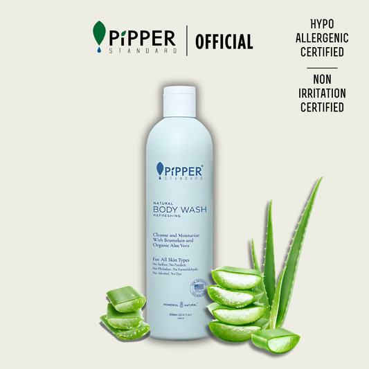 Pipper Standard Natural Body Wash Refreshing 255ml