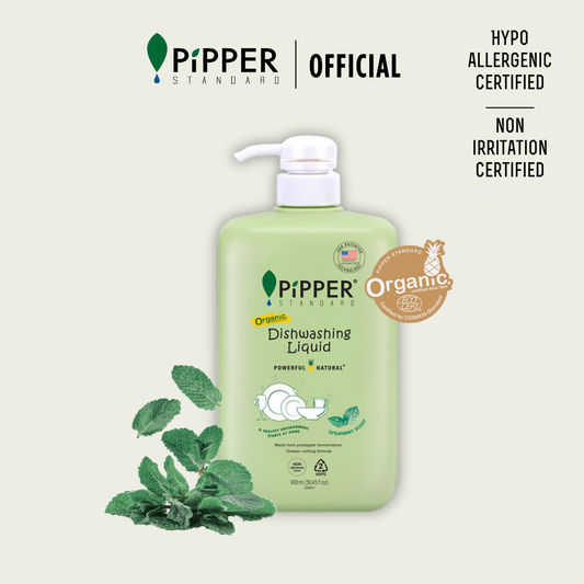 Pipper Standard Dishwashing Liquid - Spearmint 900ml