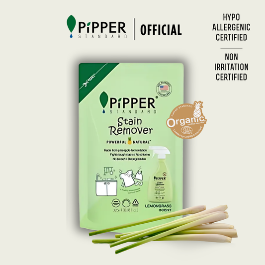 Pipper Standard Stain Remover Refill Pack - Lemongrass 325ml