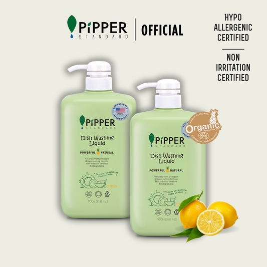 [Twin Pack] PiPPER STANDARD Dishwashing Liquid - Citrus 900ml x 2 BTL