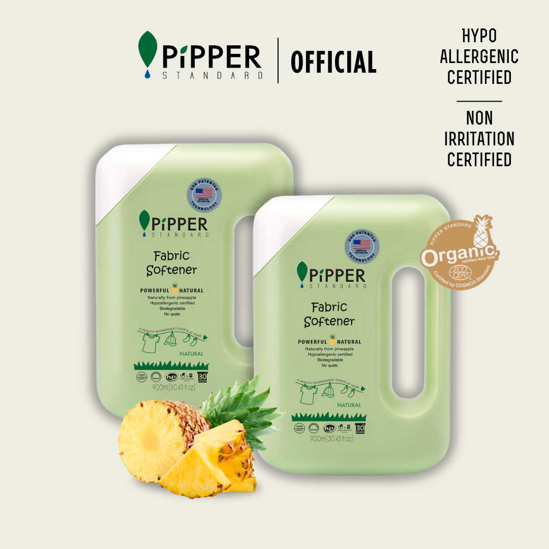 [Twin Pack] PiPPER STANDARD Fabric Softener 900ml - Natural x 2 BTL